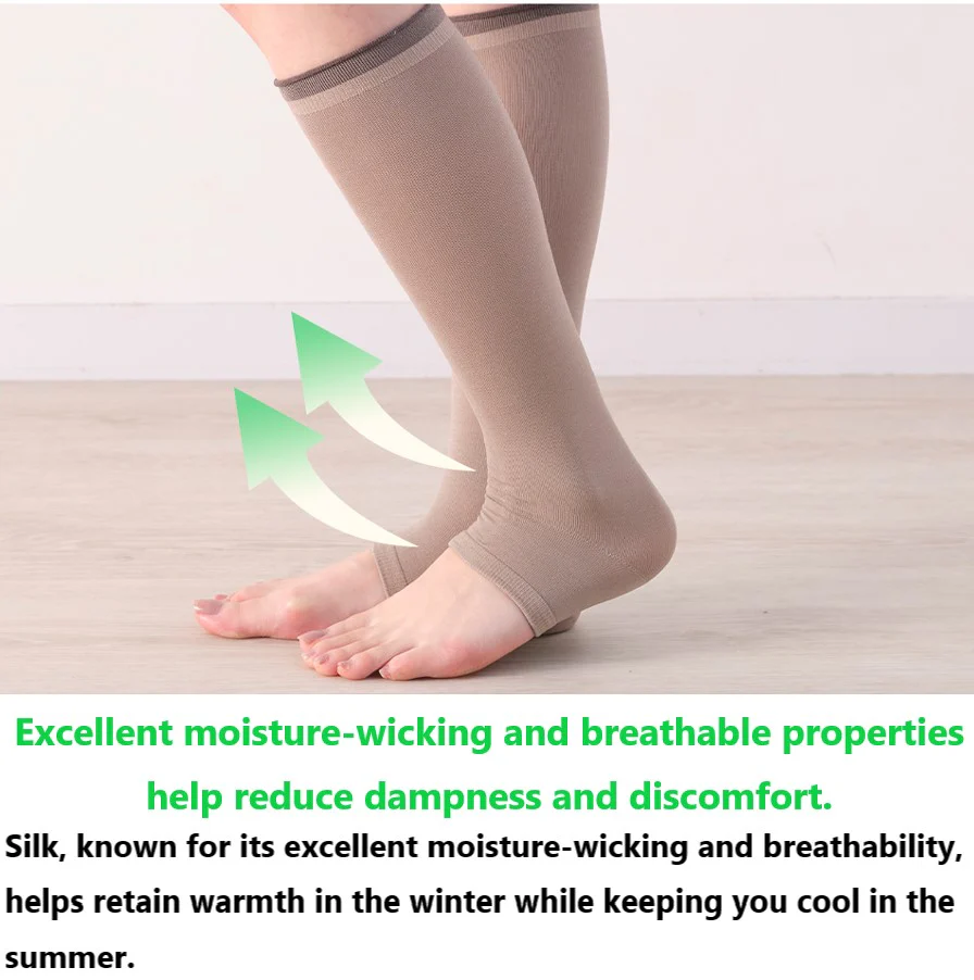 METAX OPEN TOE SOCKS SILK - Image 5