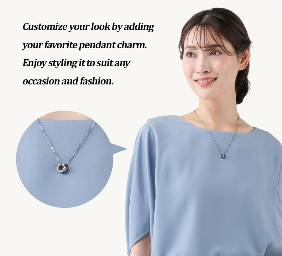 Titanium Slim Chain Necklace Basic - Image 10