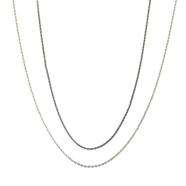 Titanium Slim Chain Necklace Basic - Image 4